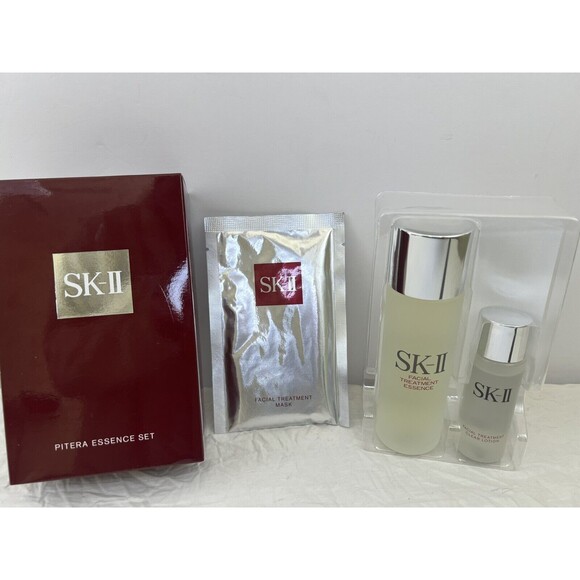 SK-II Pitera Essence set Facial Treatment and Clear Lotion Essence & Mask NIB - Picture 1 of 4